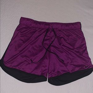 NIKE Dri- Fit Purple shorts